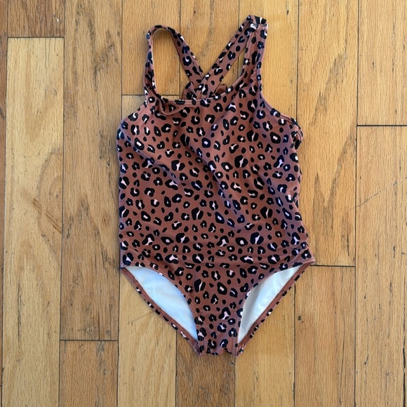 Carters | Cheetah Patterned |Toddler Bathing Suit | size 4 - Picture 1 of 4